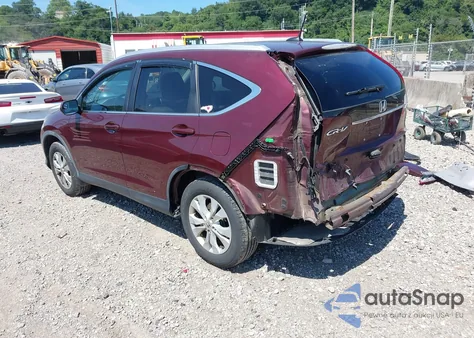 2014 Honda Cr-V Ex-L z USA, uszkodzony, nr VIN 5J6RM4H75EL009622